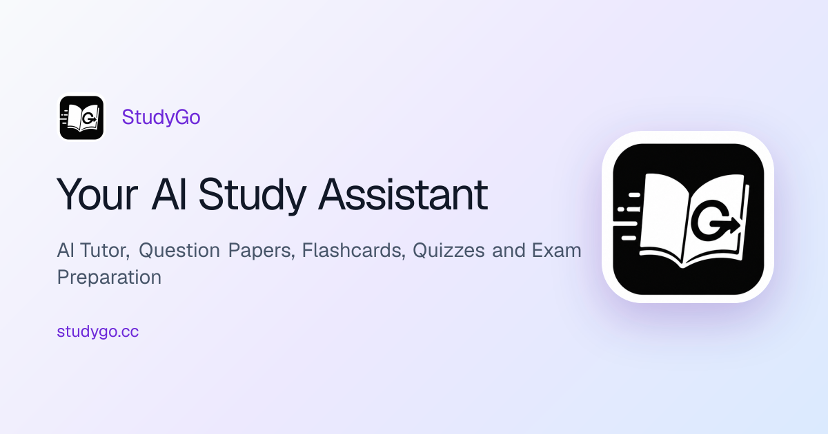StudyGo - AI Study Assistant